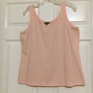 NIC + ZOE Peach Cotton Blend Tank Top